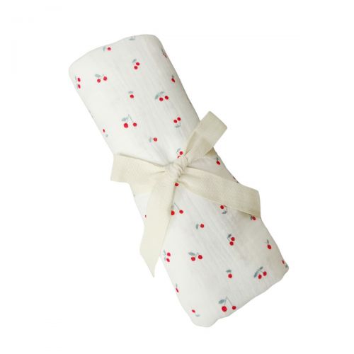 CARLO BABY Mušelínová dečka Třešeň