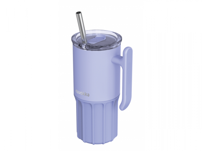 Quokka Nerezový termohrnek s brčkem Umi Lavender 720 ml