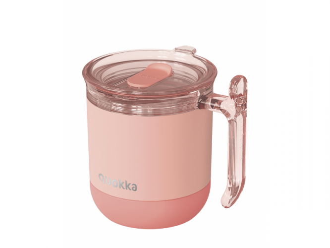 Quokka Nerezový termohrnek Wave Peachy Pink 260 ml