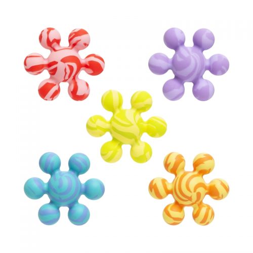 Ubbi Silikonová kousací hračka – spojovací 5ks