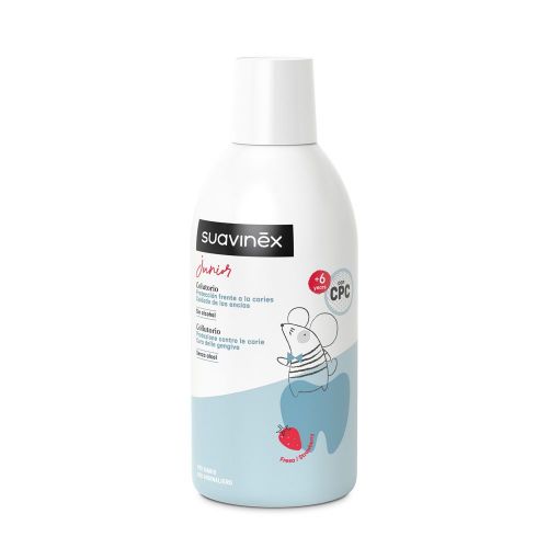 Suavinex Dětská ústní voda s příchutí jahody 500 ml