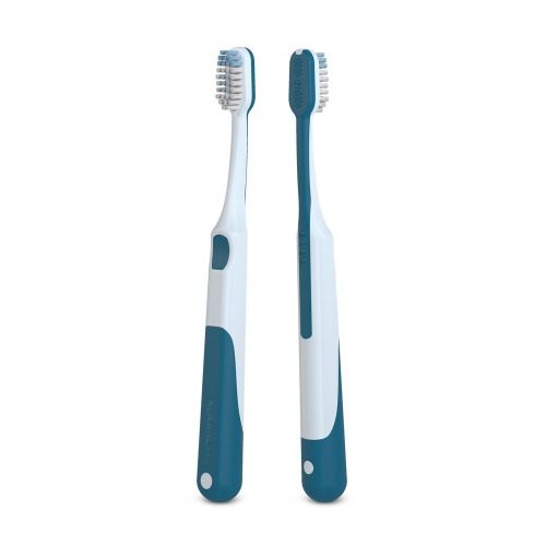 Suavinex Dětský kartáček na zoubky JUNIOR +6 let modrý