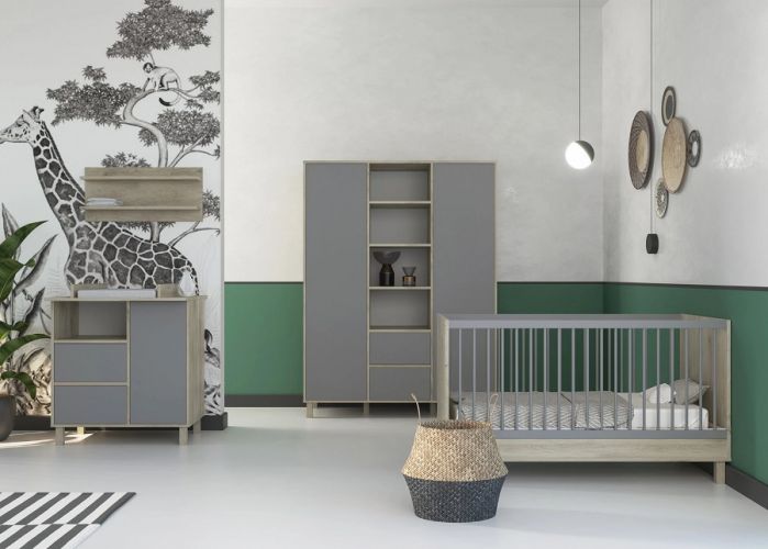 Faktum Velká sada dětského pokoje Wing Grey 2+2 zdarma
