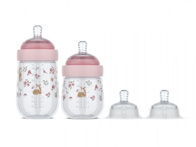 Kojenecké láhve 165 ml + 240 ml + 2 savičky Fairy Garden