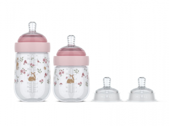 Kojenecké láhve 165 ml + 240 ml + 2 savičky Fairy Garden