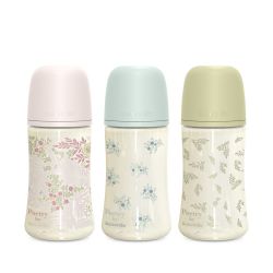 SUAVINEX | Kojenecká láhev POETRY 270ml FYZIOL PRŮTOK M