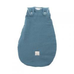 TRÄUMELAND Vnější spací pytel Liebmich Musselin Jeansblau 50/56