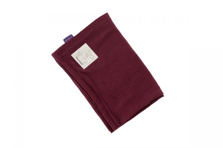 TRÄUMELAND Mušelínová deka 100 x 75 cm Beerenrot