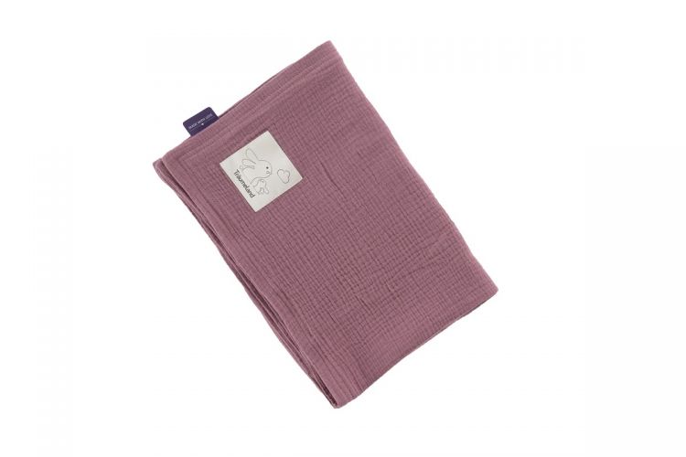 TRÄUMELAND Mušelínová deka 100 x 75 cm Pflaume