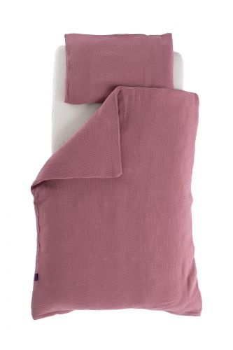 TRÄUMELAND povlečení Musselin 100/135 + 40/60 Pflaume