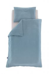 TRÄUMELAND povlečení Musselin 100/135 + 40/60 Jeansblau