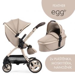 Kočárek BabyStyle Egg3 set 2 v 1 Feather 2025