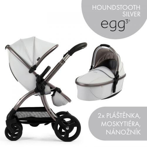 BabyStyle Egg3 set 2 v 1 - Houndstooth Silver 2025 - Special Edition