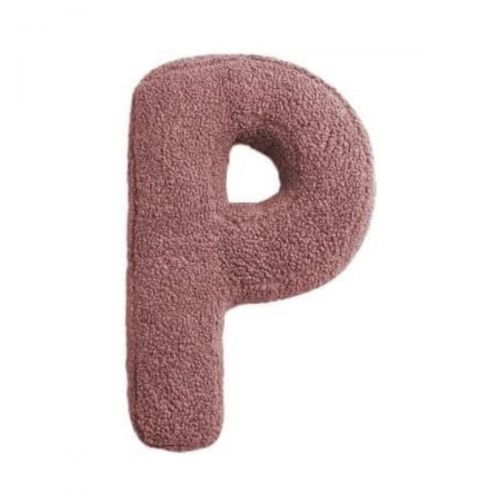 MEALINI Plyšové písmeno Růžové P