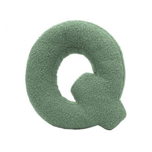 MEALINI Plyšové písmeno Zelené Q