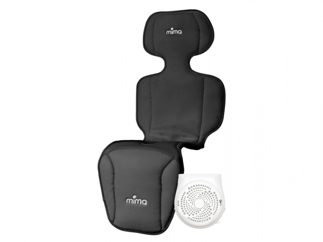 Mima Chladicí podložka do kočárku s větráním a Hepa filtrem Flo Black