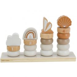 Label Label Malé skládací kroužky, Nougat