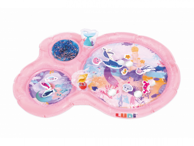 Ludi Podložka na hraní s vodou Mořské víly růžová