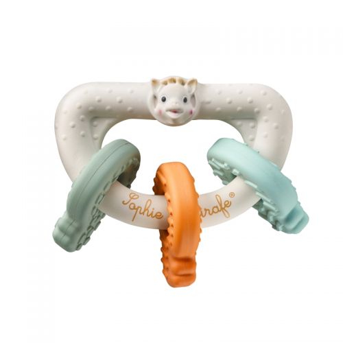 Vulli Kousátko s barevnými klíčky 100% přírodní kaučuk