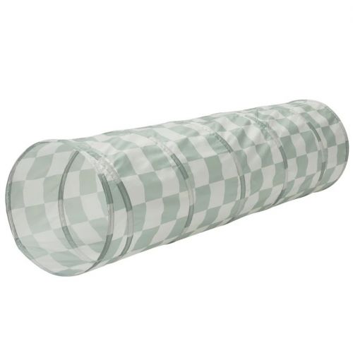 3 SPROUTS Dětský Tunel Recycled Checkerboard Green