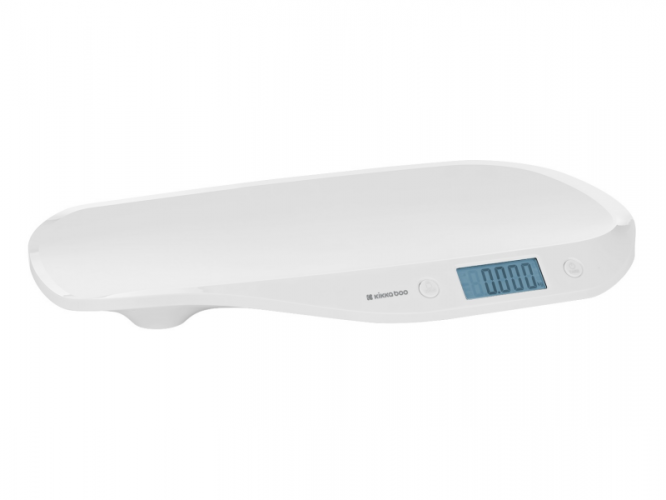 KikkaBoo Dětská digitální váha Lyra White
