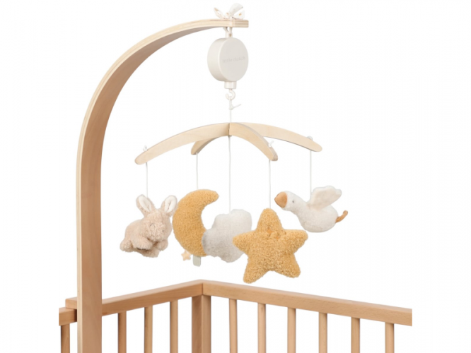 Little Dutch Hudební kolotoč dřevěný Newborn Naturals