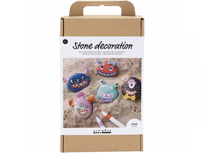 Creativ Company Kreativní sada Craft Kit Stone Decoration Monster