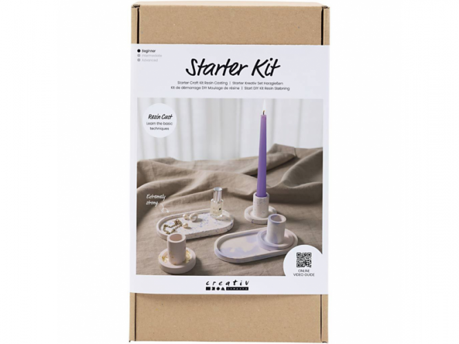 Creativ Company Kreativní sada Starter Craft Kit Resin Casting Candle Holders