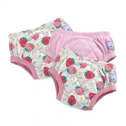 Bambino Mio Učící plenky 3-4 roky 3 balení, super strawberry