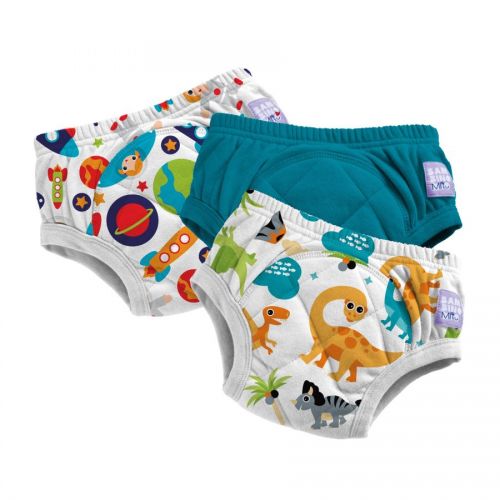 Bambino Mio Učící plenky 2-3 roky 3 balení, combo teal