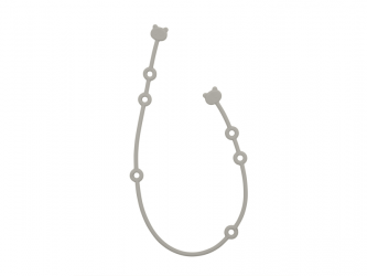 KikkaBoo Držák na šidítko Platinum Silicone Sand