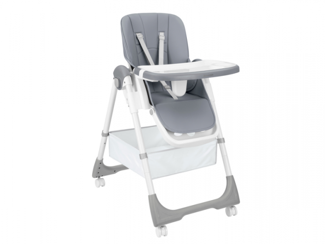 Jídelní židlička KikkaBoo Spicy+ Grey