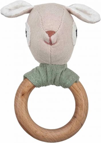 MEALINI Chrastítko s dřeveným kroužkem Srnečka Hedda