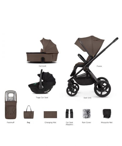 Kočárek Venicci Upline 2 Brownie + autosedačka Venicci Tiago