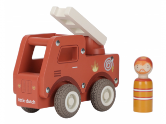 Little Dutch Hasičské auto dřevěné