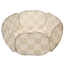 3 SPROUTS Suchý bazének Recycled Checkerboard/Beige