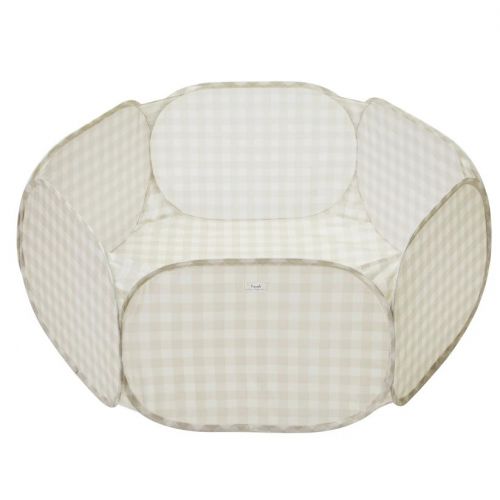 3 SPROUTS Suchý bazének Recycled Gingham/Beige