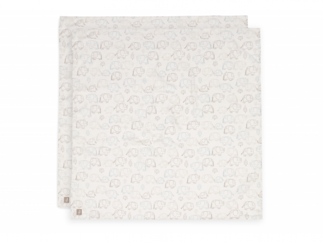Jollein Pleny zavinovací 2ks 115x115 cm Elephant Tales