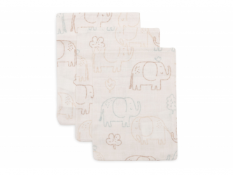 Jollein Žínky 3 ks Elephant Tales