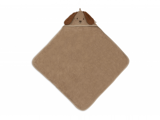 Jollein Osuška s kapucí froté 75x75cm pejsek Diego