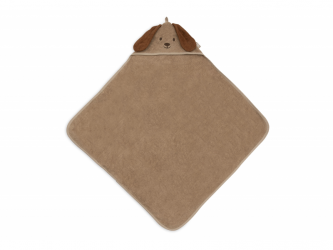 Jollein Osuška s kapucí froté 75x75cm pejsek Diego