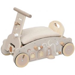 Label Label Houpátko, chodítko a vozítko 3v1 - Nougat