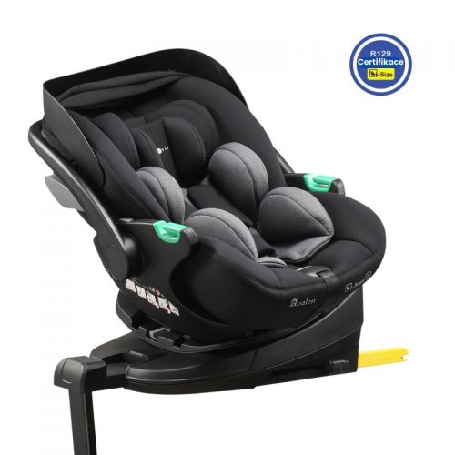 Autosedačka Cozy N Safe AVALON i-Size 360° vč. ISOFIX báze Black/Grey 2025