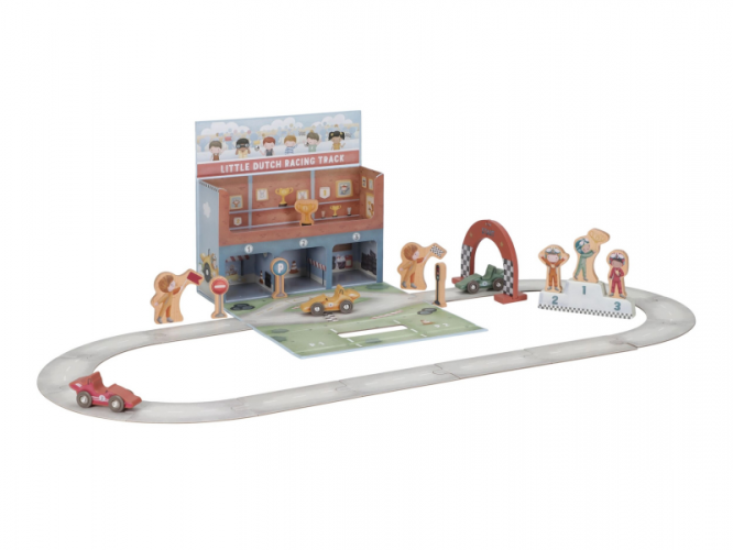 Little Dutch Závodní dráha s doplňky v kufříku