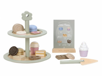 Little Dutch Stojan na cukroví s doplňky dřevěný