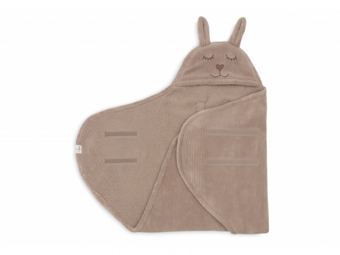 Jollein Zavinovačka králíček Cloudy Rib Milky Coffee