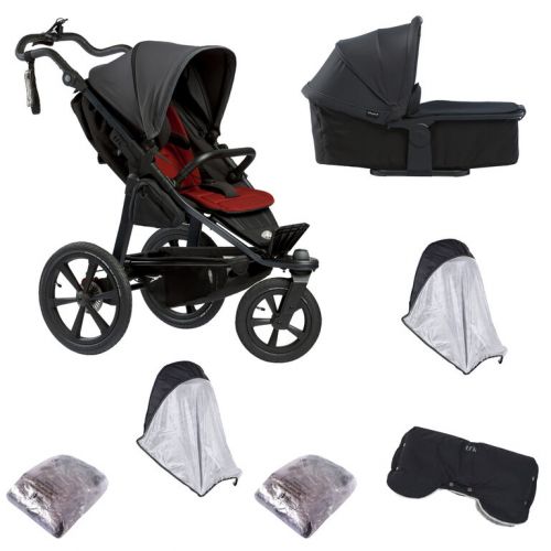 Kočárek TFK Pro frame Full Set 2024 + carrycot + seat + příslušenství