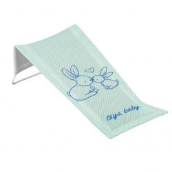 Tega Baby Látkové lehátko ke koupání Zajíček mint