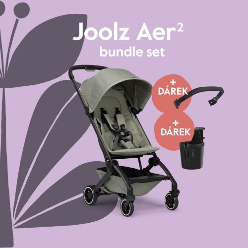 Kočárek Joolz Aer2 BUNDLE SET Sage green