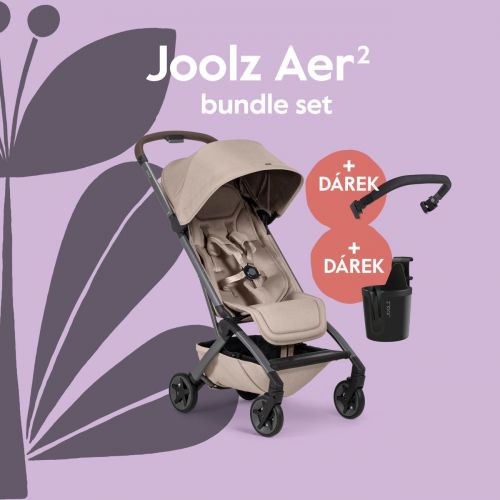 Kočárek Joolz Aer2 BUNDLE SET Sandy taupe